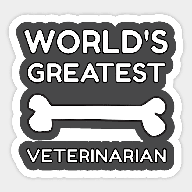 World's Greatest Veterinarian Sticker by emojiawesome